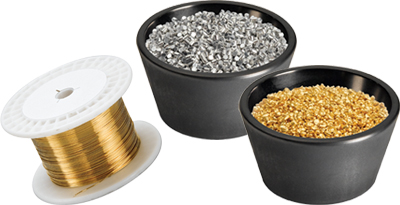 Evaporation Pellets, Pieces, & Wire