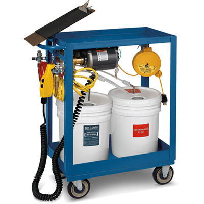 Economy Oil-Change Cart & Accessories