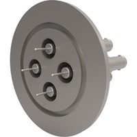 SHV-10 Feedthroughs - KF Flange, Single-Ended