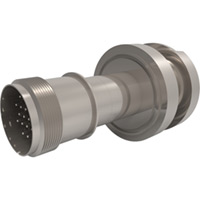 Baseplate Type E - Thermocouple Feedthroughs - Mil-Spec Screw T/C Plug, Double-End