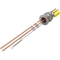 KF Flanged Type K - Thermocouple Feedthroughs - Miniature T/C Plug