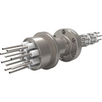 CF Flanged Type J - Thermocouple Feedthroughs - Push-On (Multi T/C) Plug