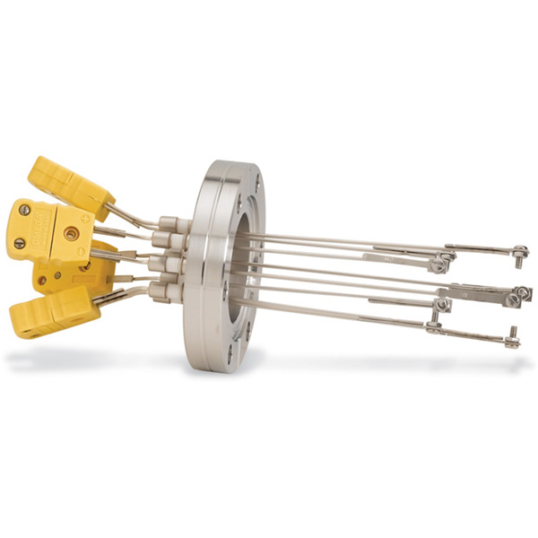 CF Flange Type K - Thermocouple Feedthroughs - Miniature T/C Plug