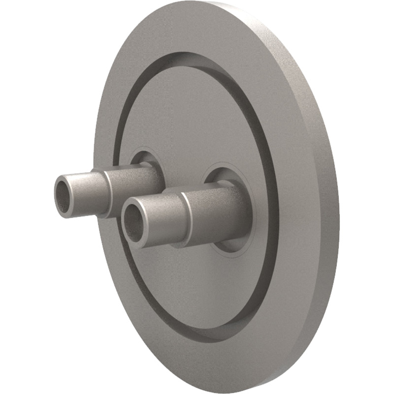 SMA Feedthroughs, 27GHz - KF Flange, Double-Ended