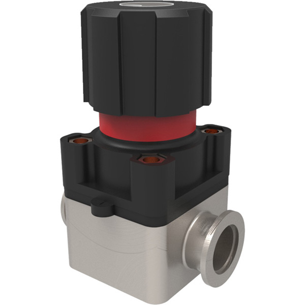 KF Flanged Aluminum Nitrile Diaphragm Valve (Manual)