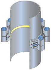 ISO Double Clamp Nipple Assemble